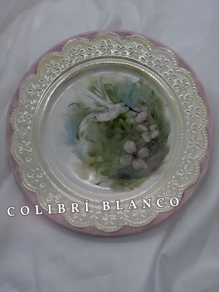 Curso online porcelana Colibrí Blanco